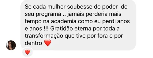 Depoimento de aluna 1 sobre o método BUMBUM BALL