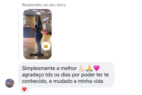 Depoimento de aluna 6 sobre o método BUMBUM BALL